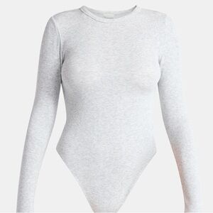 No Boundaries Seamless High Neck Bodysuit with Long Sleeves